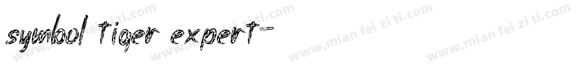 symbol tiger expert字体转换